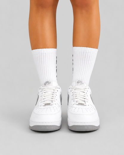 NACHT Crew Socks - White