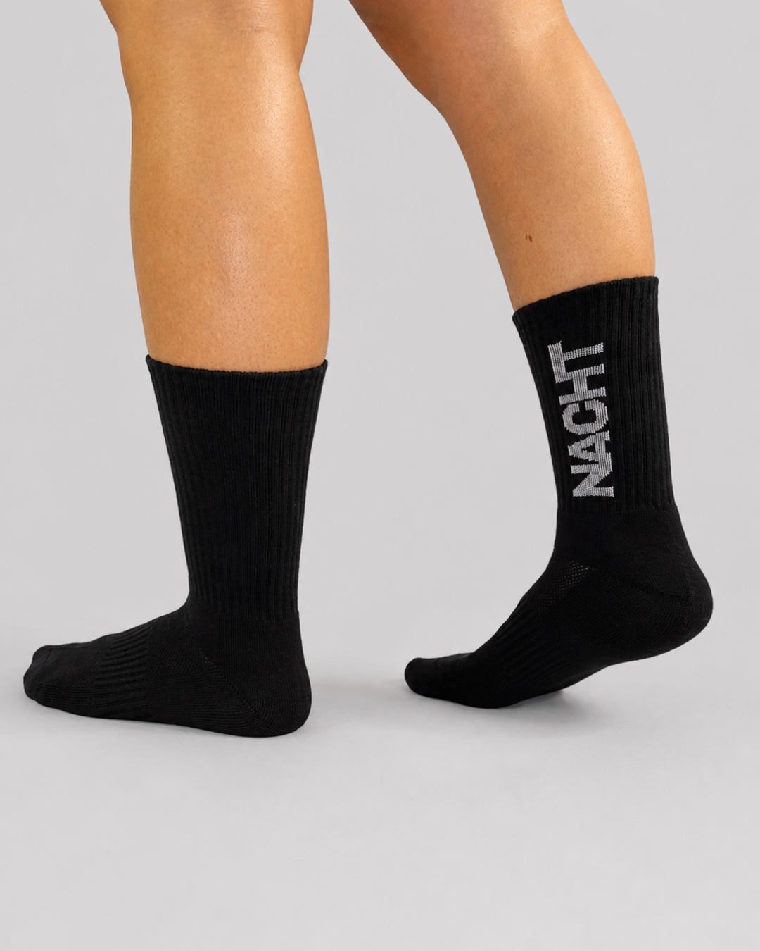 NACHT Crew Socks - Black