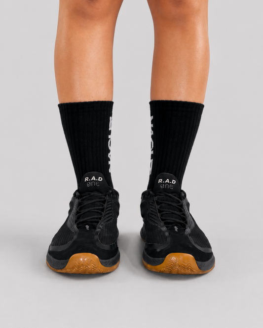 NACHT Crew Socks - Black