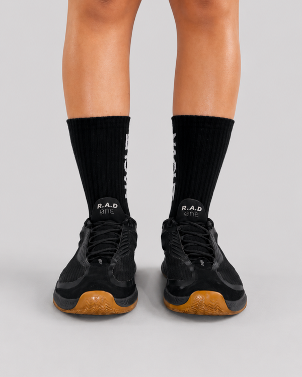 NACHT Crew Socks - Black