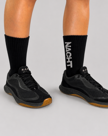 NACHT Crew Socks - Black